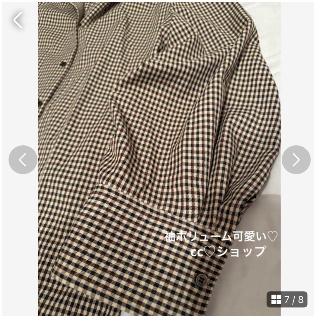 CLANE - CLANE POWERSHOULDER CHECK SHIRT ONEPIECEの通販 by cc CLANE - CLANE POWERSHOULDER CHECK SHIRT ONEPIECEの通販 by cc