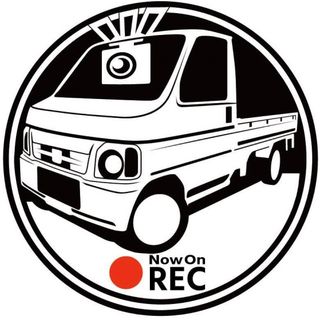ホンダ　アクティ　トラック　HA7 ドライブレコーダー　ドラレコ　ステッカー(車外アクセサリ)