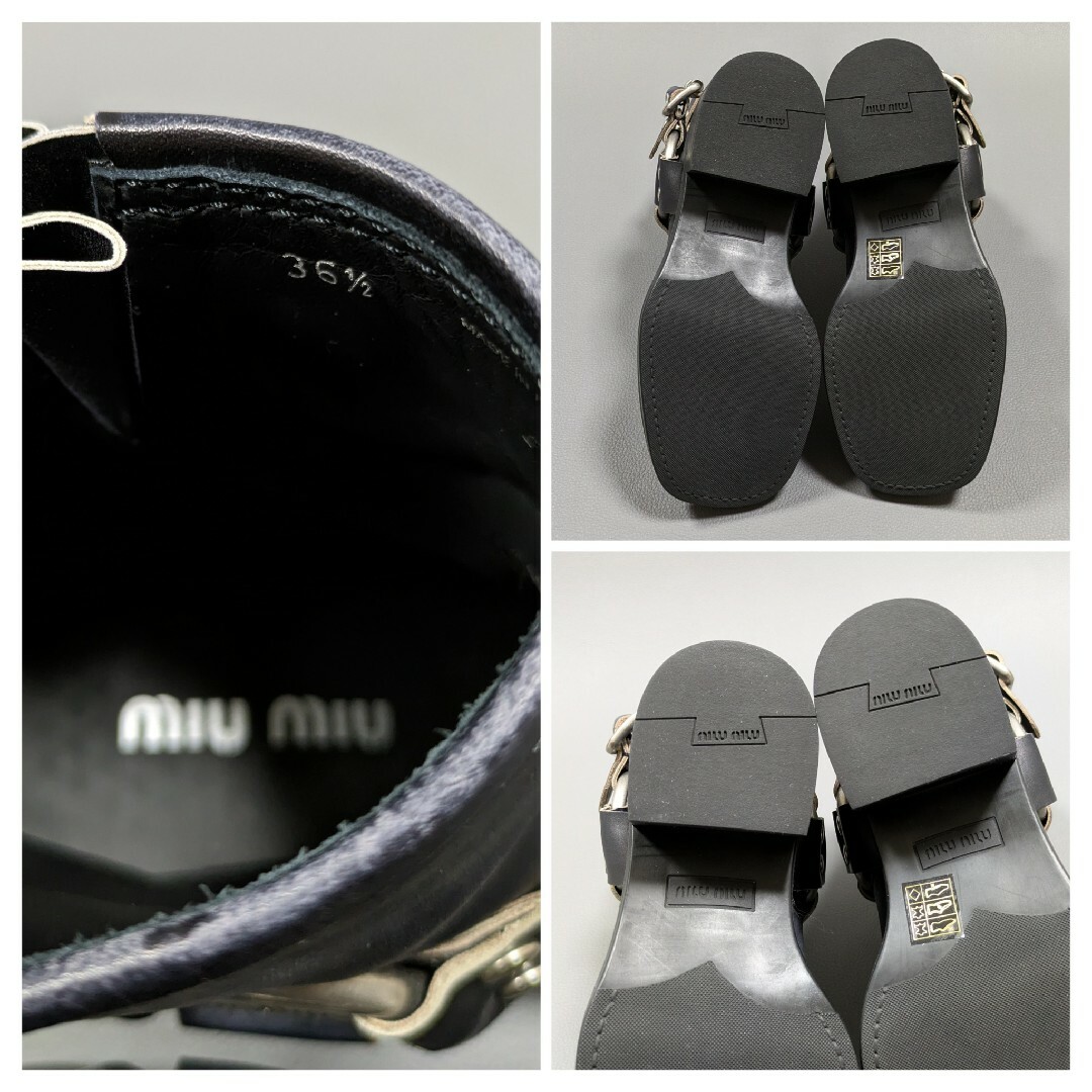 MIU MIU - MIUMIU ミュウミュウ ヴィンテージレザー加工 MIU MIU - MIUMIU ミュウミュウ ヴィンテージレザー加工