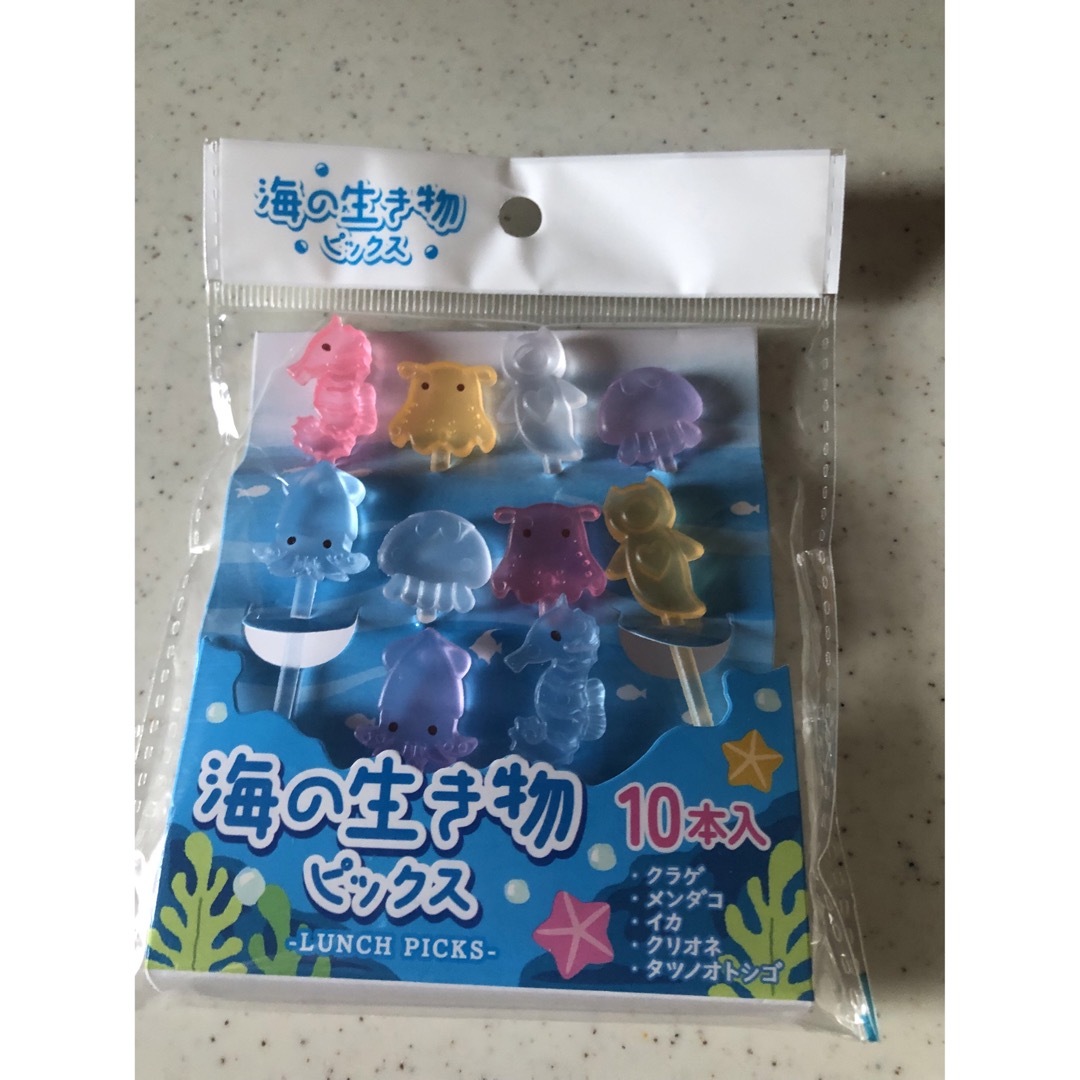 お弁当 ピック めんだこ インテリア/住まい/日用品のキッチン/食器(弁当用品)の商品写真