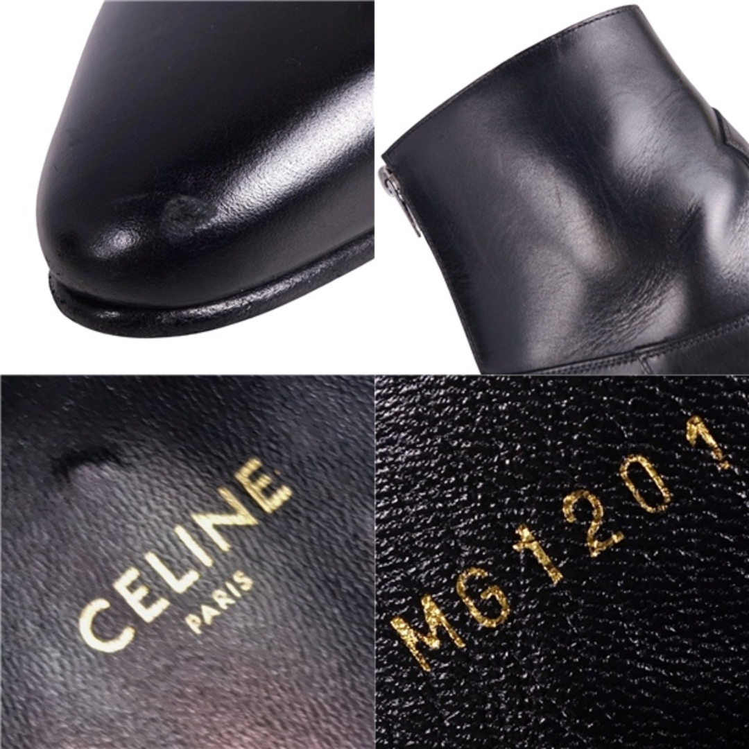 CELINE - セリーヌ CELINE ブーツ ショートブーツ ヒール ポイン CELINE - セリーヌ CELINE ブーツ ショートブーツ ヒール ポイン