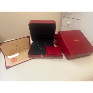 カルティエ(Cartier)のCartier カルティエダムールネックレス、XS 新品同様(ネックレス)