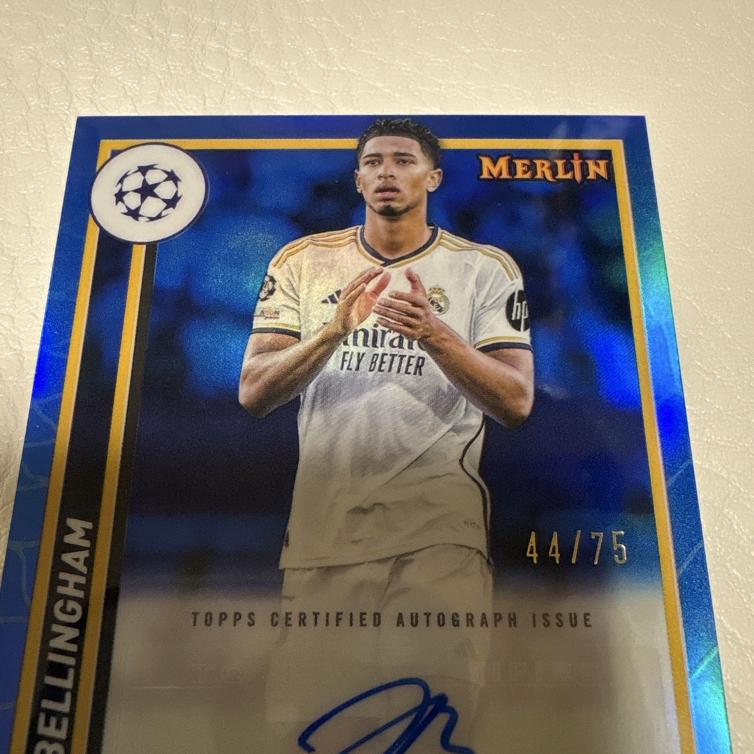 Topps - 【サイン完璧】topps JUDE BELLINGHAM AUTOGRAPHの通販 Topps - 【サイン完璧】topps JUDE BELLINGHAM AUTOGRAPHの通販