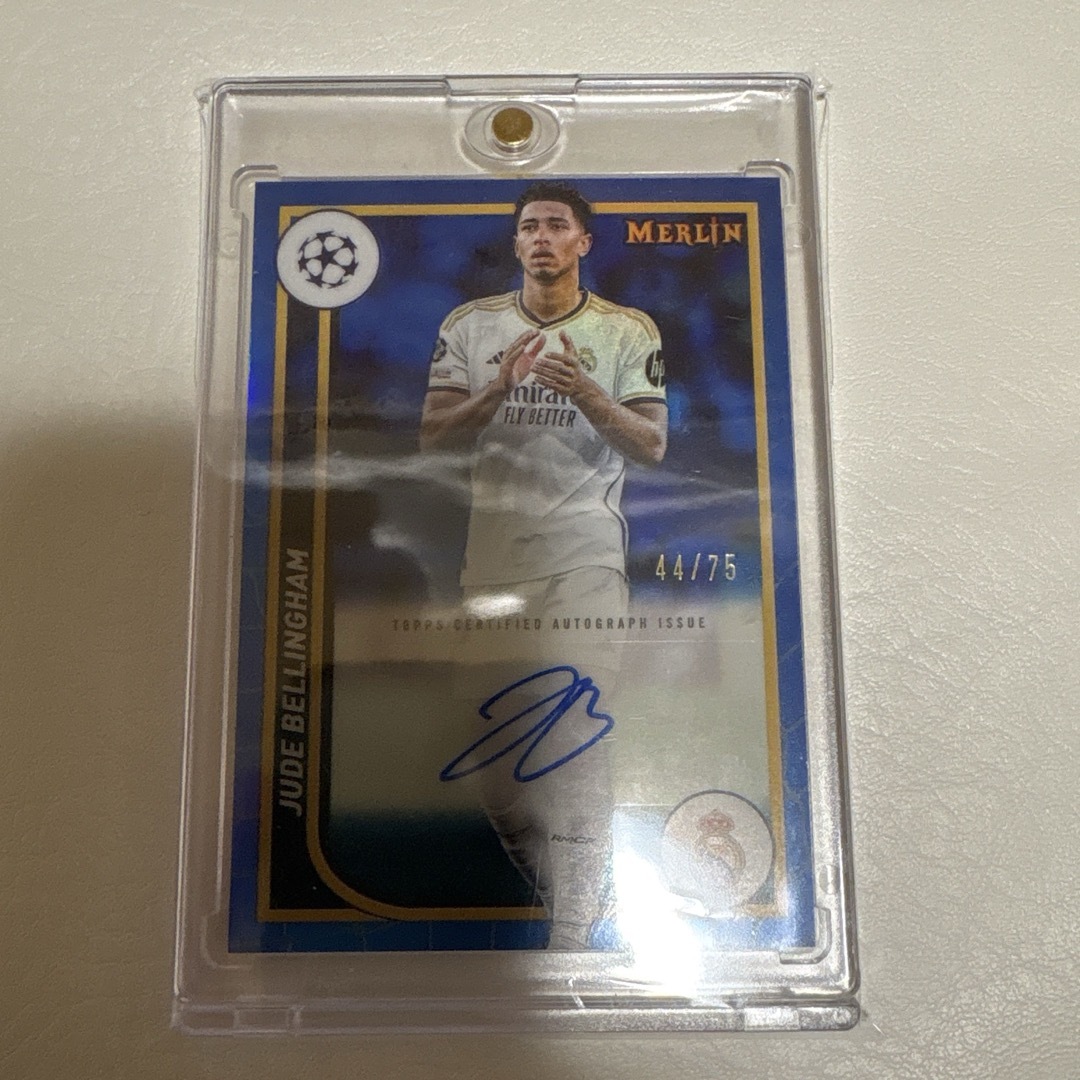 Topps - 【サイン完璧】topps JUDE BELLINGHAM AUTOGRAPHの通販 Topps - 【サイン完璧】topps JUDE BELLINGHAM AUTOGRAPHの通販