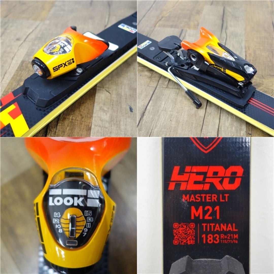 美品 ロシニョール ROSSIGNOL HERO MASTER LT 183cm 美品 ロシニョール ROSSIGNOL HERO MASTER LT 183cm