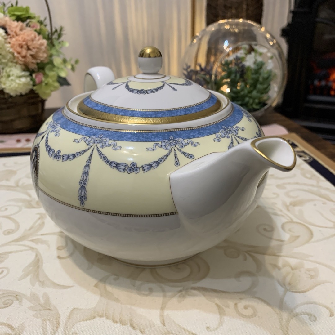 WEDGWOOD - 希少 未使用 ウェッジウッド マデリン ティーポット WEDGWOOD - 希少 未使用 ウェッジウッド マデリン ティーポット
