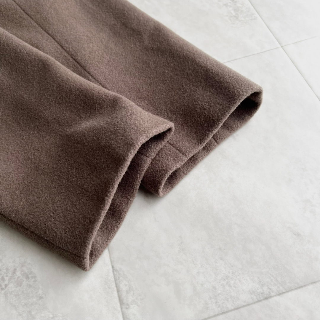 BEIGE, - 【極美品】BEIGE, アンゴラ混 ウールコート 2 ノー BEIGE, - 【極美品】BEIGE, アンゴラ混 ウールコート 2 ノー