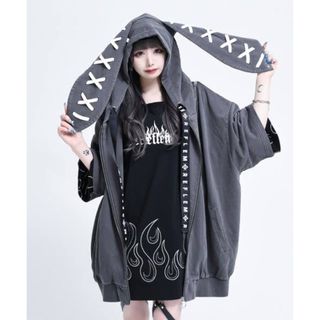 DimMoire ディムモアール 魔導士パーカー gray REFLEMレフレム DimMoire ディムモアール 魔導士パーカー gray REFLEMレフレム