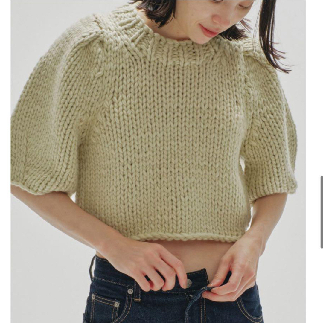 TODAYFUL(トゥデイフル)のTodayful ☆Puffsleeve Hand Knit レディースのトップス(ニット/セーター)の商品写真