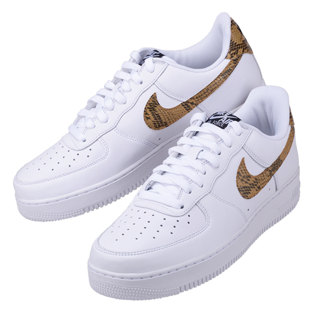 NIKE(ナイキ)のNIKE ナイキ AIR FORCE 1 LOW RETRO PRM QS エアフォース レトロ AO1635 メンズ ユニセックス スニーカー ホワイト スネーク エレメンタルゴールド ホワイトゴールド メンズの靴/シューズ(スニーカー)の商品写真