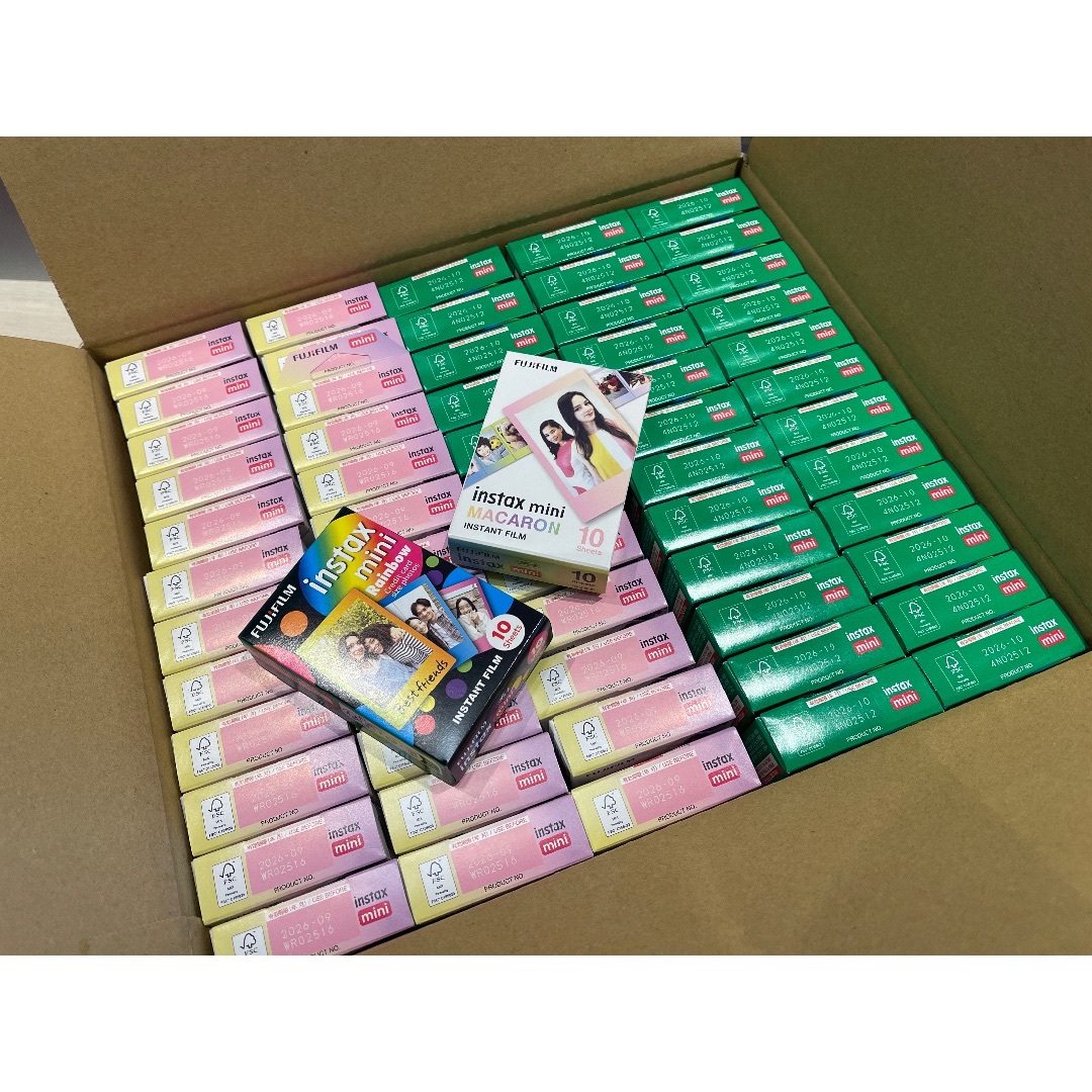 富士フイルム - チェキ用  instax mini 人気柄物2種　60本 600枚分