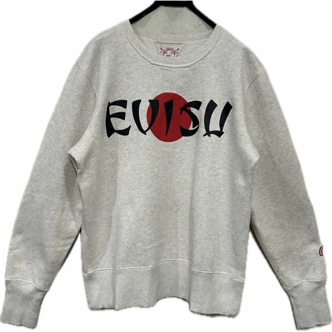 EVISU - ＊エヴィス EVISU ロゴ 日の丸 プリント スウェット トレーナー 38