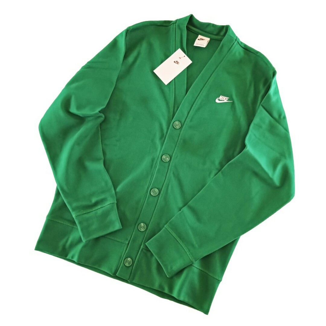 NIKE - 新品 ナイキ カーディガン L 緑 メンズ クラブ NIKE - 新品 ナイキ カーディガン L 緑 メンズ クラブ