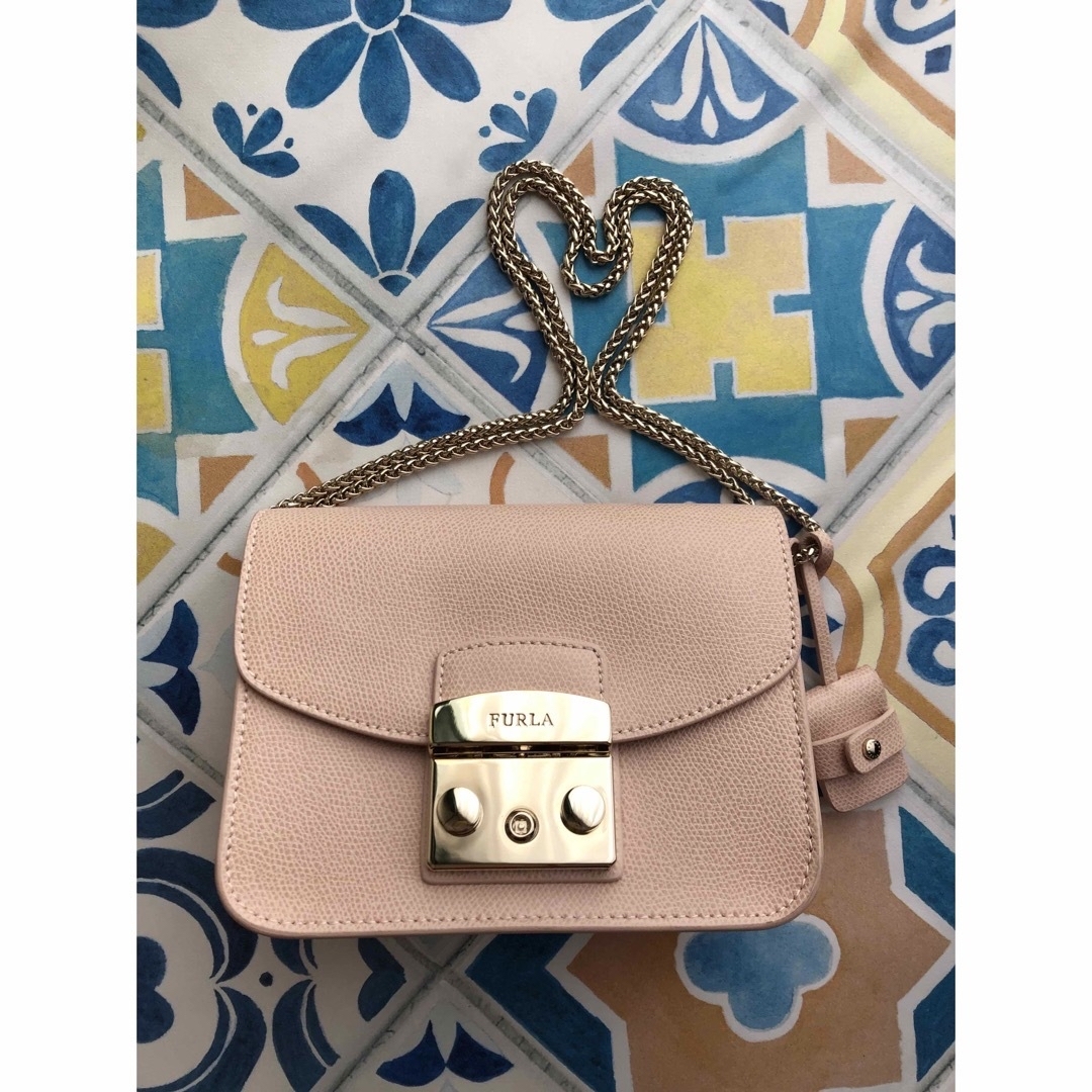 FURLA - 【美品】フルラ　メトロポリス　ピンク