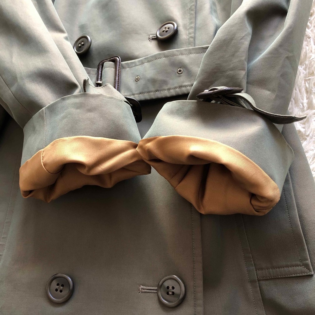 BURBERRY´S♪ノバチェックトレンチコート 玉虫色 ヴィンテージ L BURBERRY´S♪ノバチェックトレンチコート 玉虫色 ヴィンテージ L