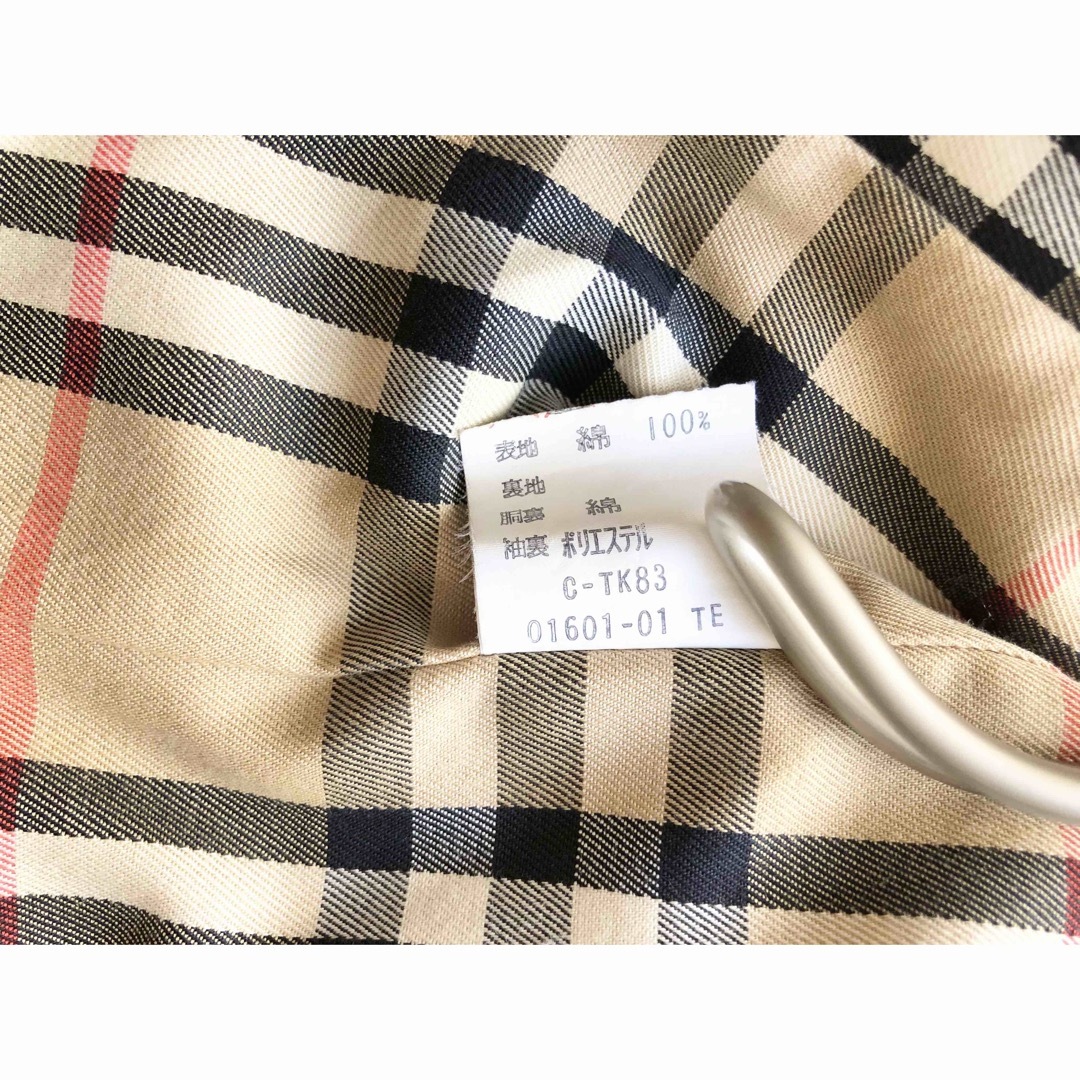 BURBERRY´S♪ノバチェックトレンチコート 玉虫色 ヴィンテージ L BURBERRY´S♪ノバチェックトレンチコート 玉虫色 ヴィンテージ L