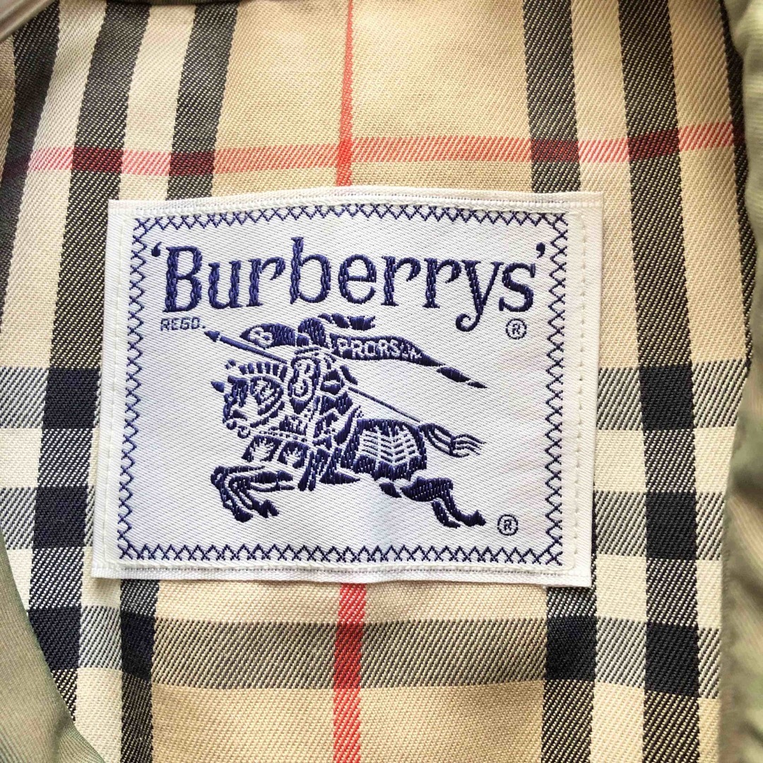 BURBERRY´S♪ノバチェックトレンチコート 玉虫色 ヴィンテージ L BURBERRY´S♪ノバチェックトレンチコート 玉虫色 ヴィンテージ L