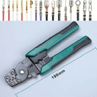 電子工作用 ケーブル マルチ圧着工具 ストリッパー クリンパー(工具/メンテナンス)