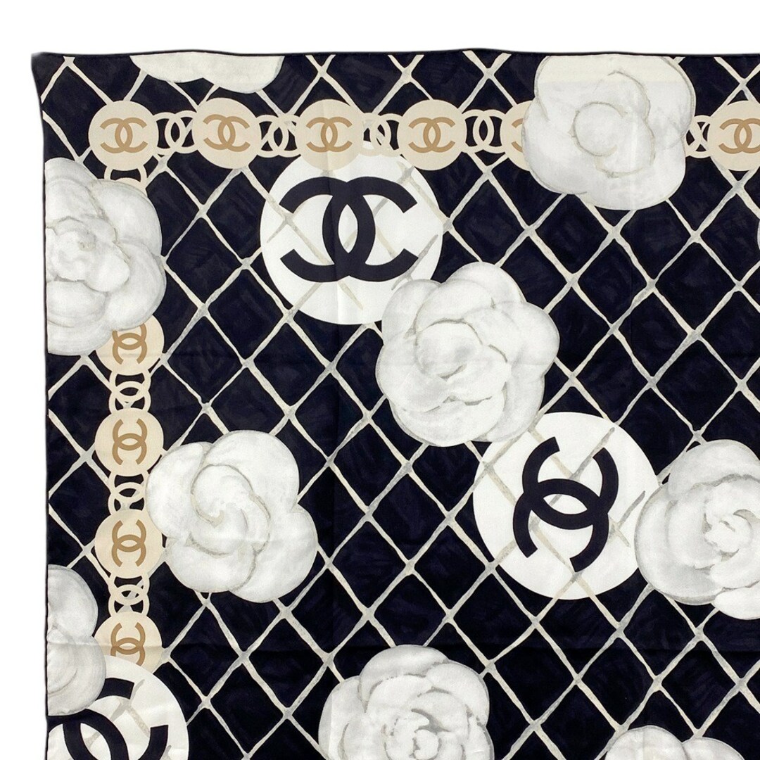 CHANEL - □美品□ シャネル スカーフ カメリア ココマーク CHANEL - □美品□ シャネル スカーフ カメリア ココマーク