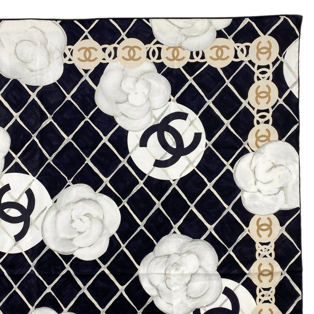 CHANEL - □美品□ シャネル スカーフ カメリア ココマーク CHANEL - □美品□ シャネル スカーフ カメリア ココマーク