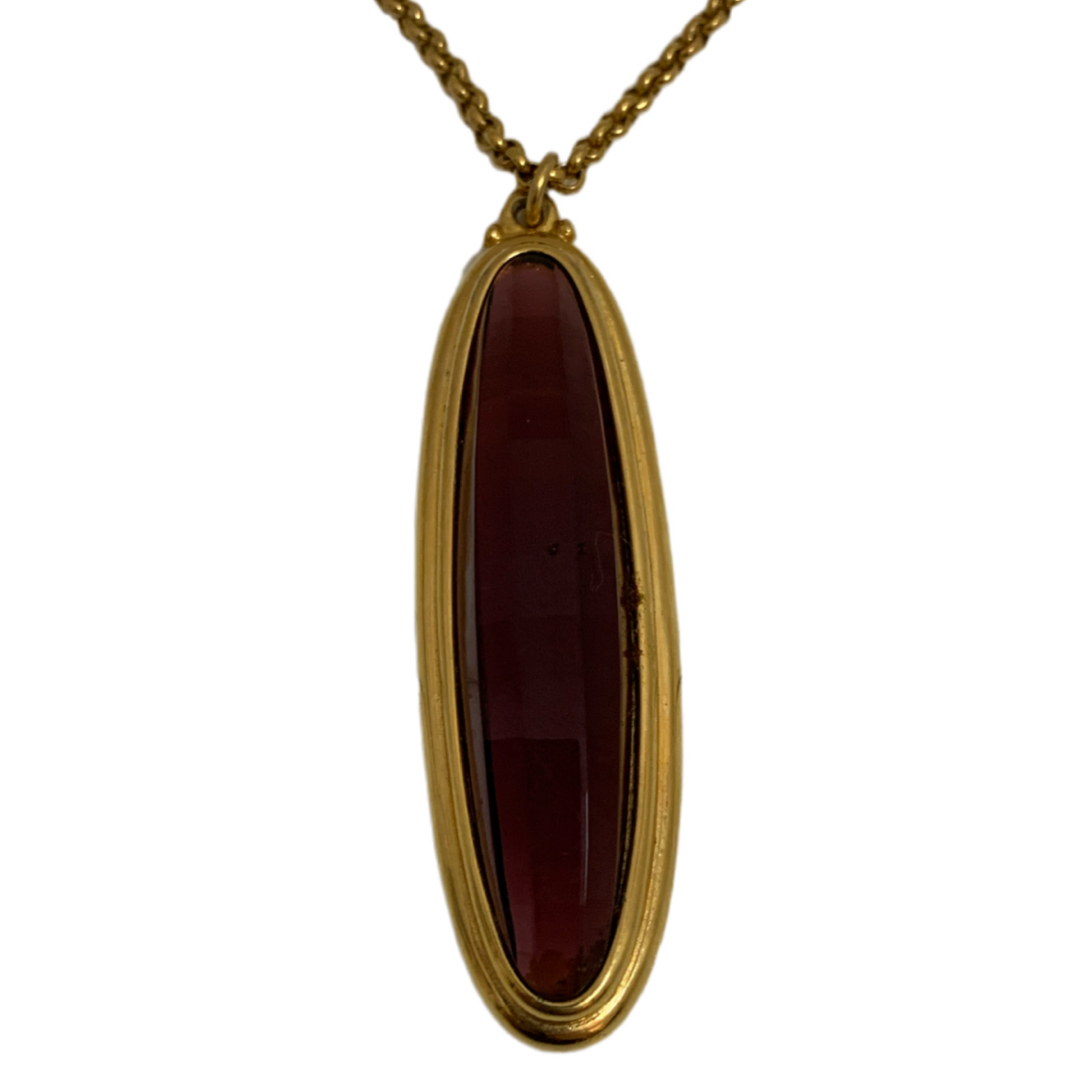 MONET VINTAGE モネ ストーン装飾トップ ロングチェーン MONET VINTAGE モネ ストーン装飾トップ ロングチェーン