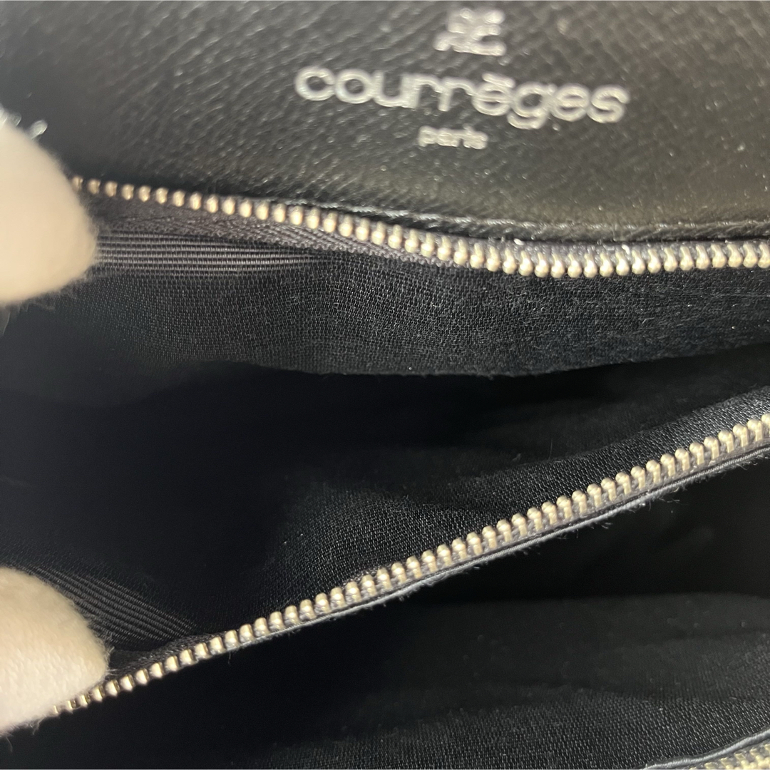 極美品】 courreges クレージュ ワンショルダーバック ハンドバック 極美品】 courreges クレージュ ワンショルダーバック ハンドバック