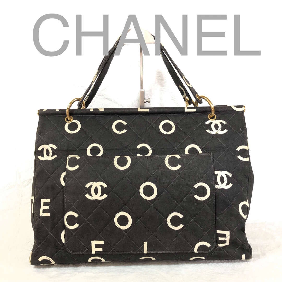 CHANEL - CHANEL シャネル アイコン CC ココマーク トートバッグ CHANEL - CHANEL シャネル アイコン CC ココマーク トートバッグ