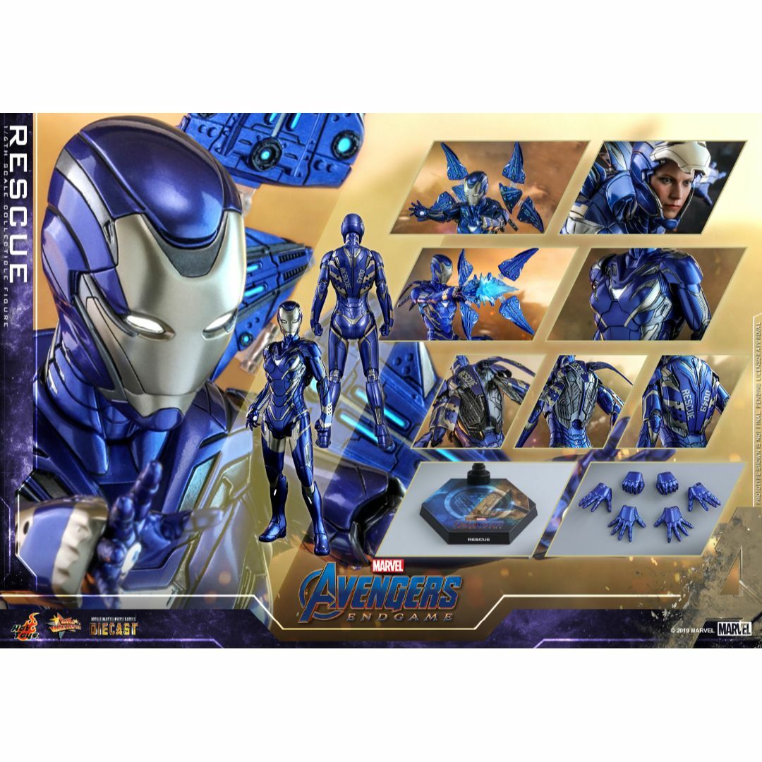 ホットトイズ 1/6 レスキュー アベンジャーズ エンドゲーム ホットトイズ 1/6 レスキュー アベンジャーズ エンドゲーム