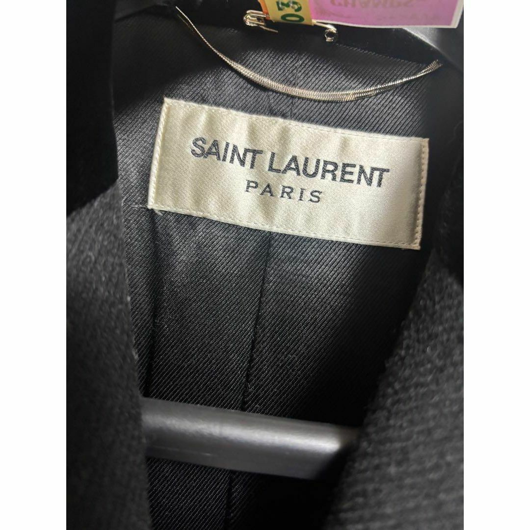 SAINT LAURENT - 極美品 SAINT LAURENT PARIS チェスターコート SAINT LAURENT - 極美品 SAINT LAURENT PARIS チェスターコート