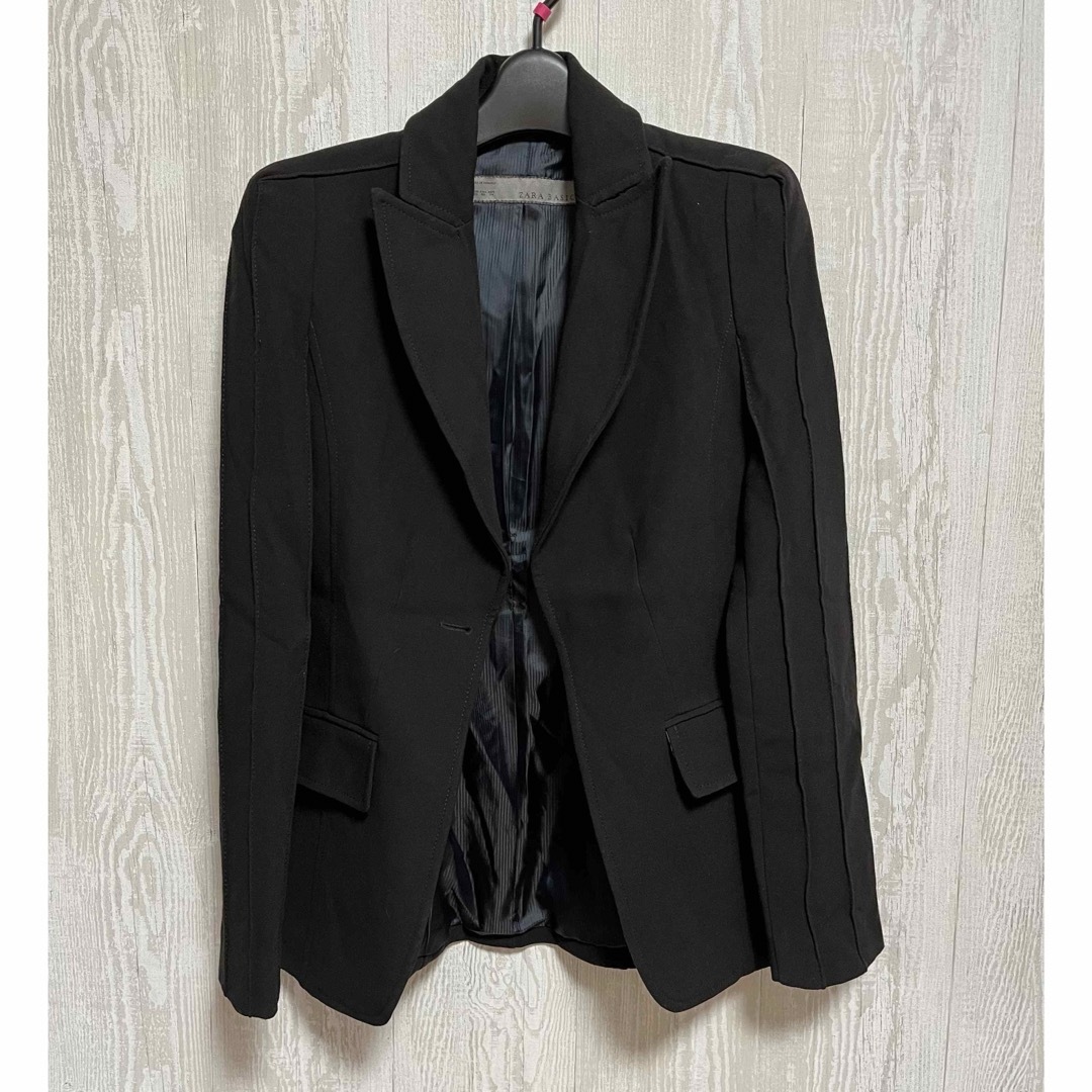 ブランド雑貨総合 ZARA - by テーラードジャケットの通販 ブラック BASIC ZARA ジャケット・アウター