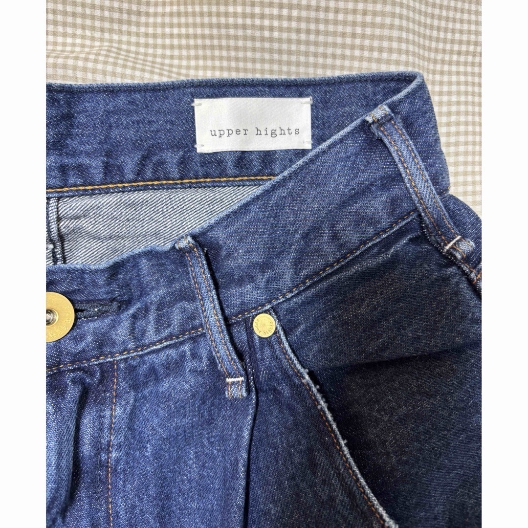 UNITED ARROWS - conte☆ upper hights タックデニムパンツ ☆さ UNITED ARROWS - conte☆ upper hights タックデニムパンツ ☆さ