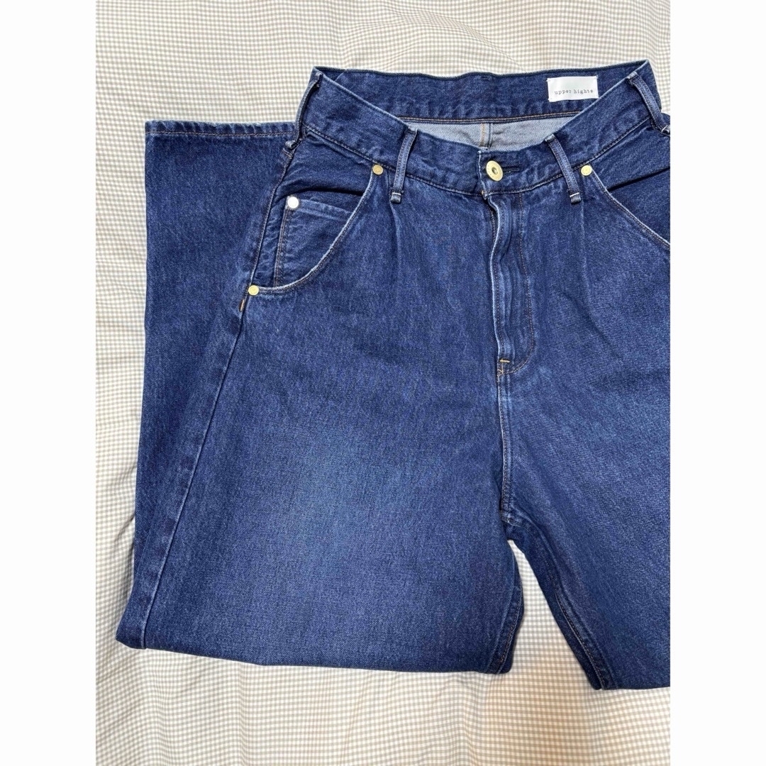 UNITED ARROWS - conte☆ upper hights タックデニムパンツ ☆さ UNITED ARROWS - conte☆ upper hights タックデニムパンツ ☆さ