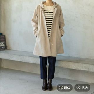 グローバルワーク(GLOBAL WORK)のGLOBAL WORK　軽やかストレッチコート(ロングコート)