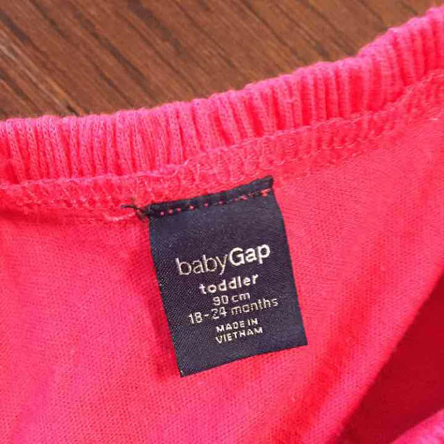babyGAP(ベビーギャップ)のbabyGap ワンピース 90㎝ ピンク キッズ/ベビー/マタニティのキッズ服女の子用(90cm~)(ワンピース)の商品写真