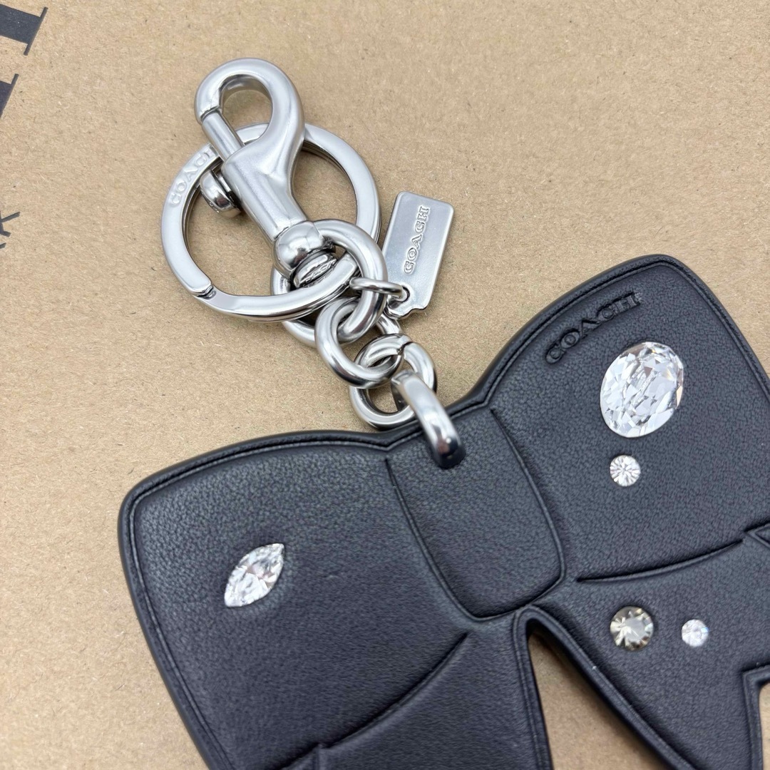COACH - 【COACH☆新品】 ボウ バッグ チャーム・ジェム!リボン COACH - 【COACH☆新品】 ボウ バッグ チャーム・ジェム!リボン