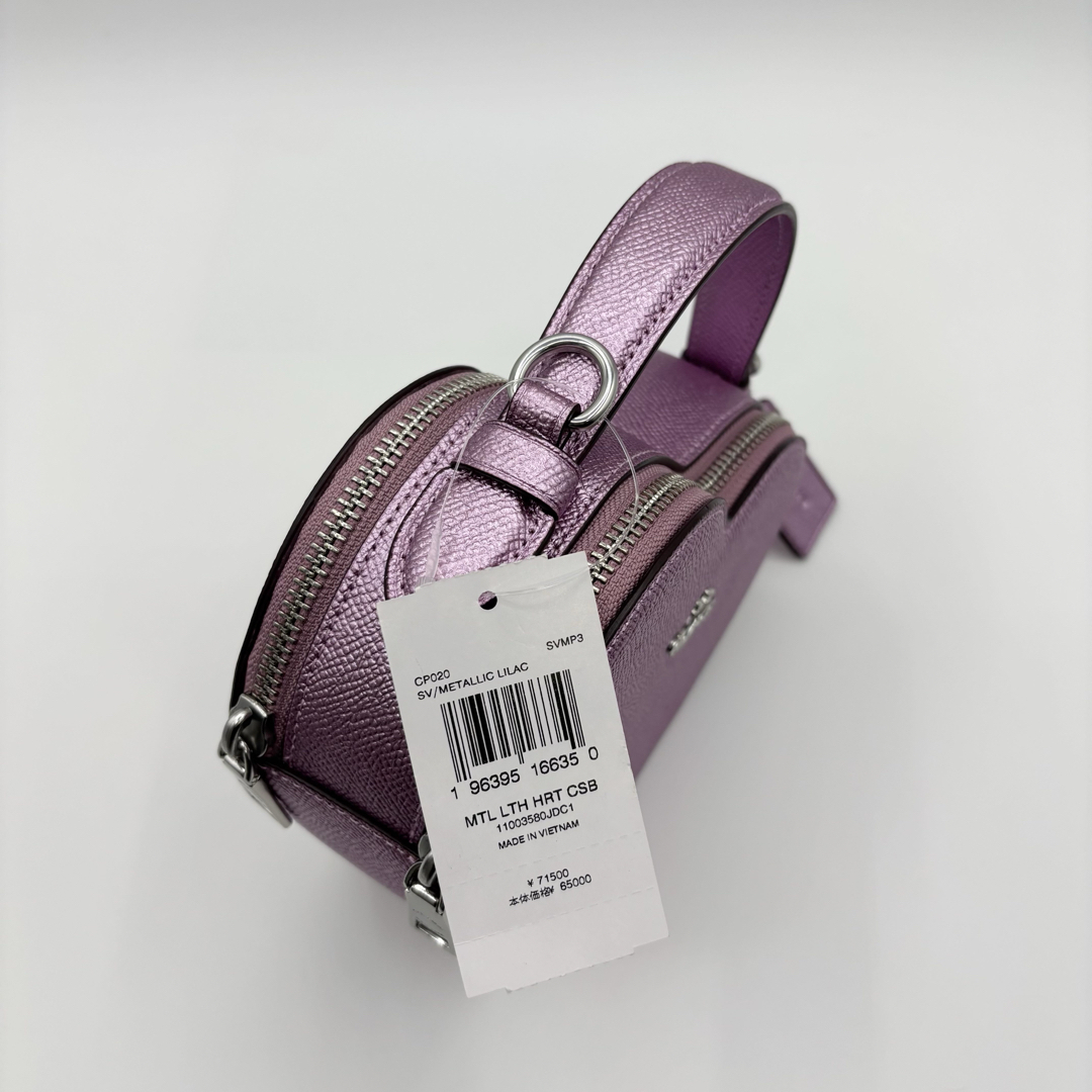 COACH - 【COACH☆新品】ハート クロスボディ!メタリックピンク COACH - 【COACH☆新品】ハート クロスボディ!メタリックピンク