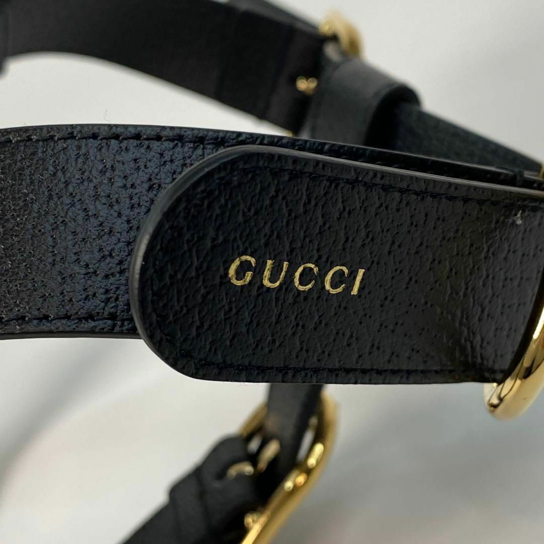 未使用 グッチ GUCCI 695253 ペットハーネス L レザー 未使用 グッチ GUCCI 695253 ペットハーネス L レザー