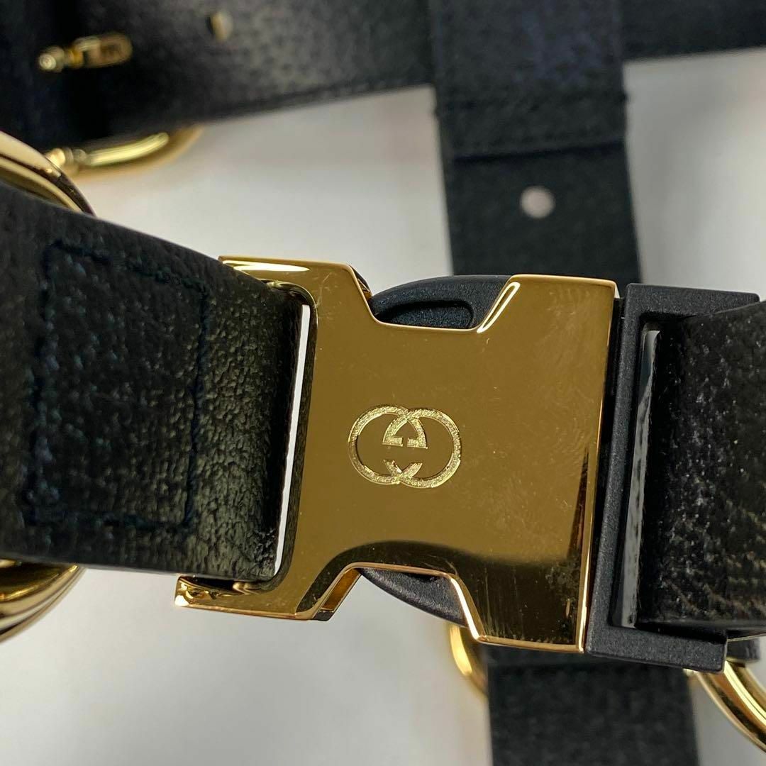未使用 グッチ GUCCI 695253 ペットハーネス L レザー 未使用 グッチ GUCCI 695253 ペットハーネス L レザー