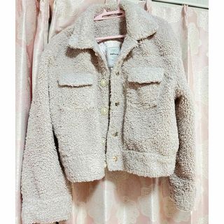 Ank Rouge - アンクルージュ ロックベア中綿モッズコート 白の Ank Rouge - アンクルージュ ロックベア中綿モッズコート 白の