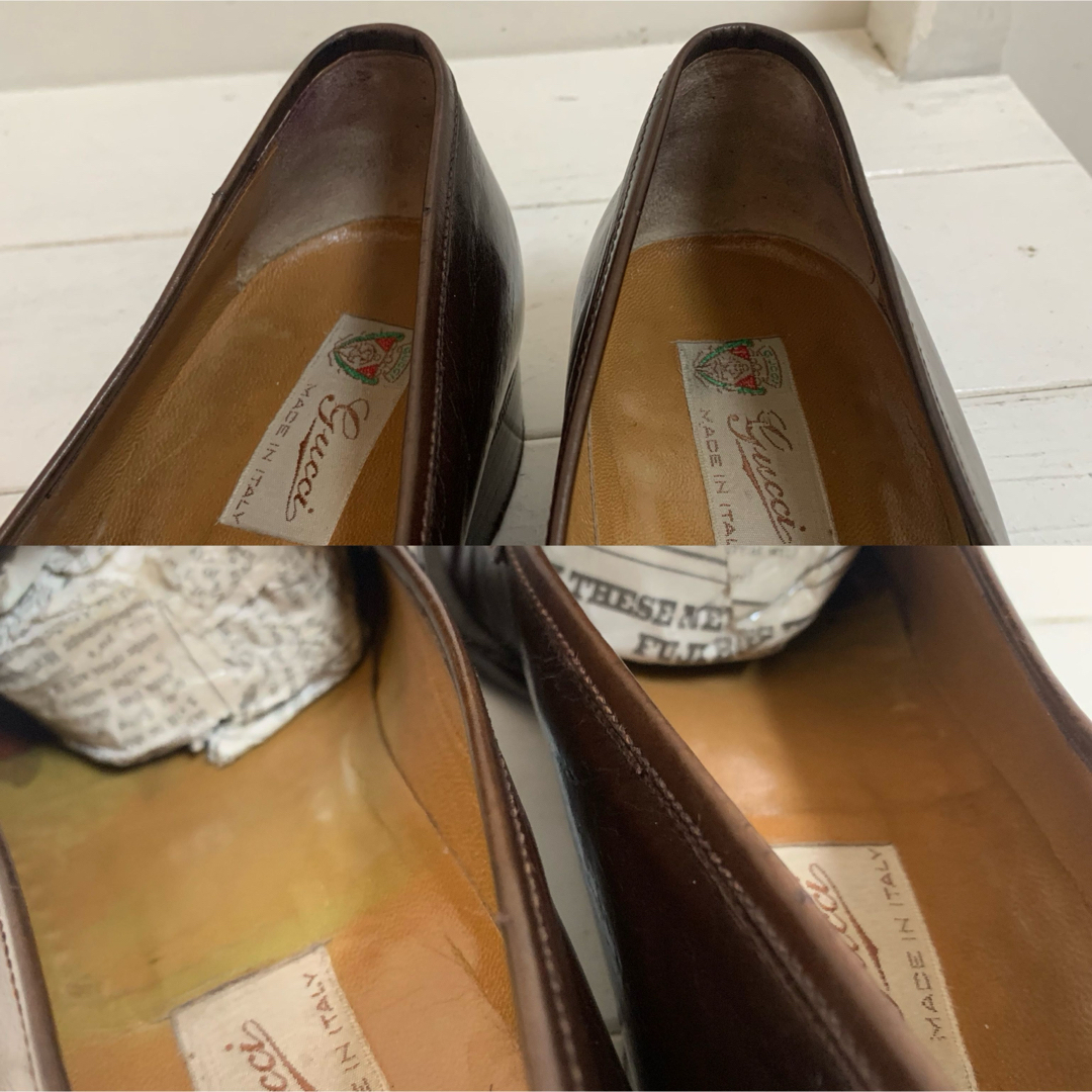 OLD GUCCI オールドグッチ 70s ITALY製 レザーローファー 39 OLD GUCCI オールドグッチ 70s ITALY製 レザーローファー 39