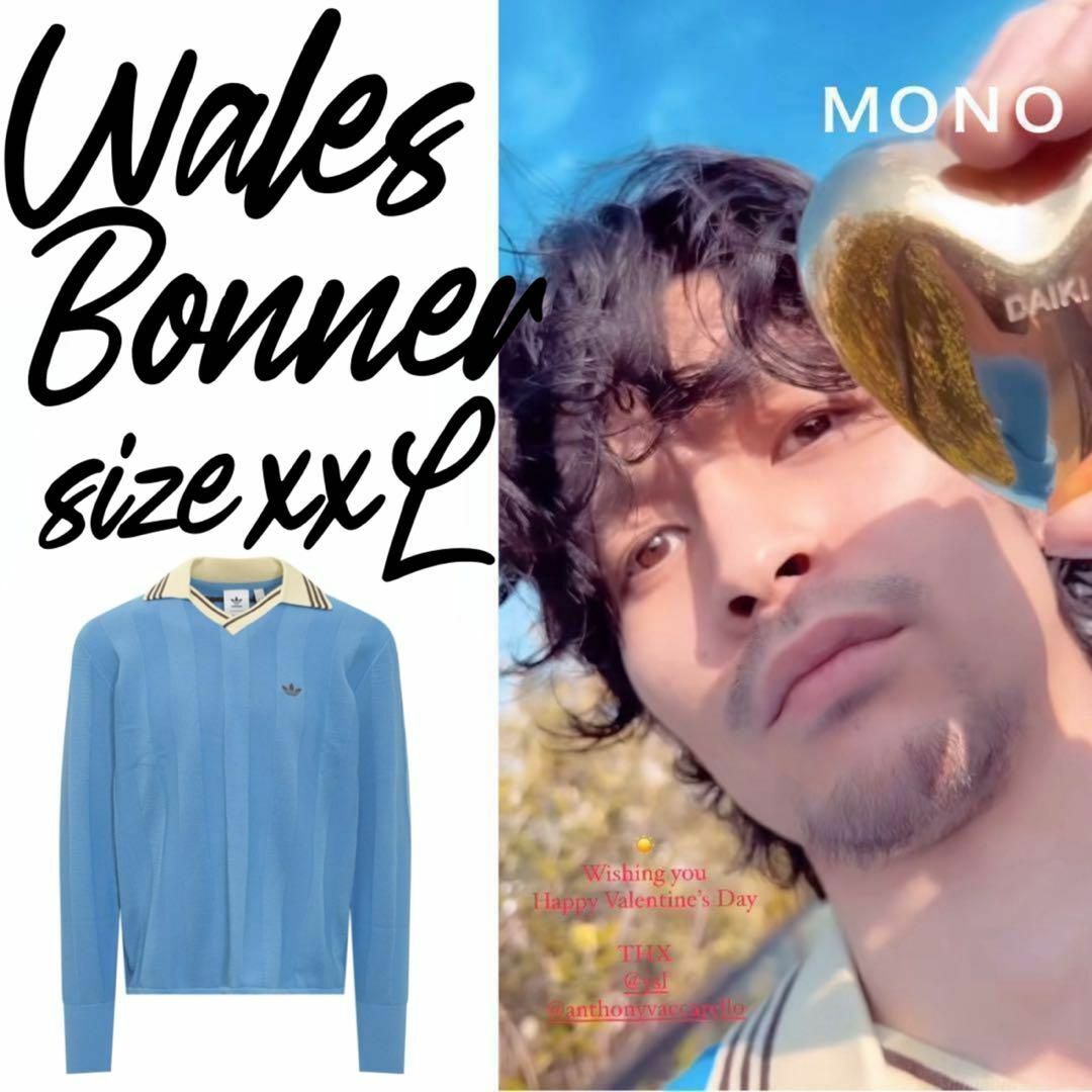 常田大希着用 ADIDAS WALESBONNER フットボールシャツ XXLの通販 常田大希着用 ADIDAS WALESBONNER フットボールシャツ XXLの通販