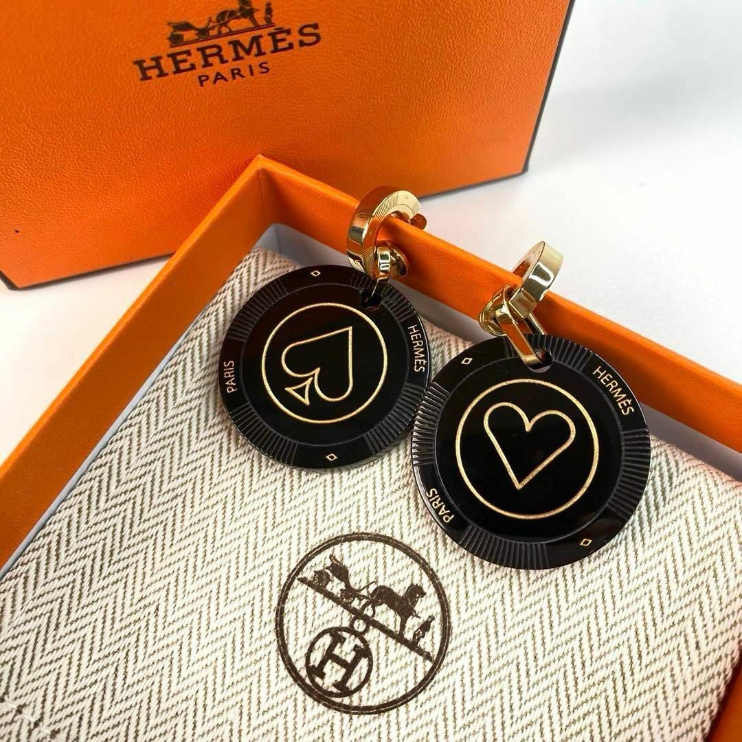 未使用 エルメス HERMES ピアス フェット・ヴォ・ジュ ハート 未使用 エルメス HERMES ピアス フェット・ヴォ・ジュ ハート