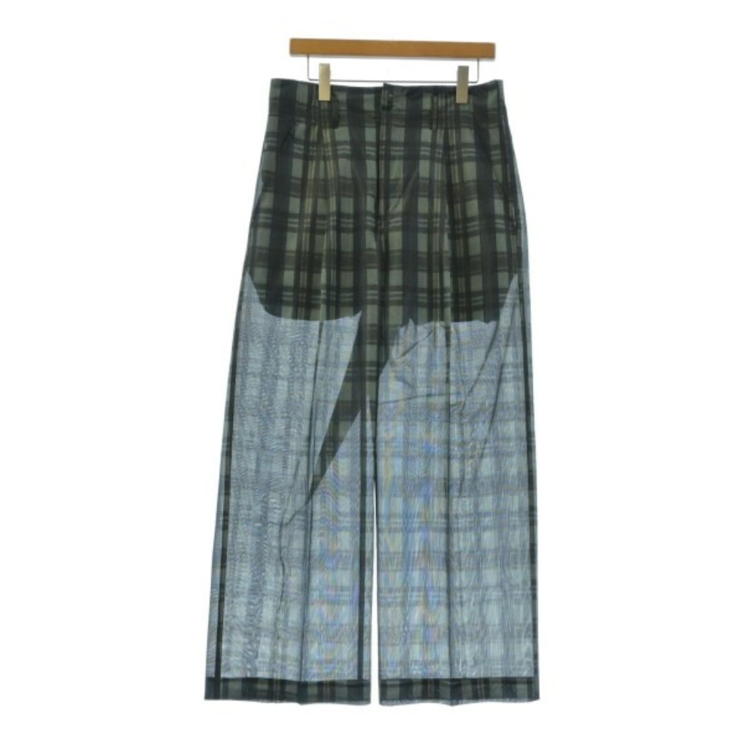 TOGA - TOGA トーガ スラックス 38(M位) 青緑系x黒xベージュ等(チェック) 【古着】【中古】