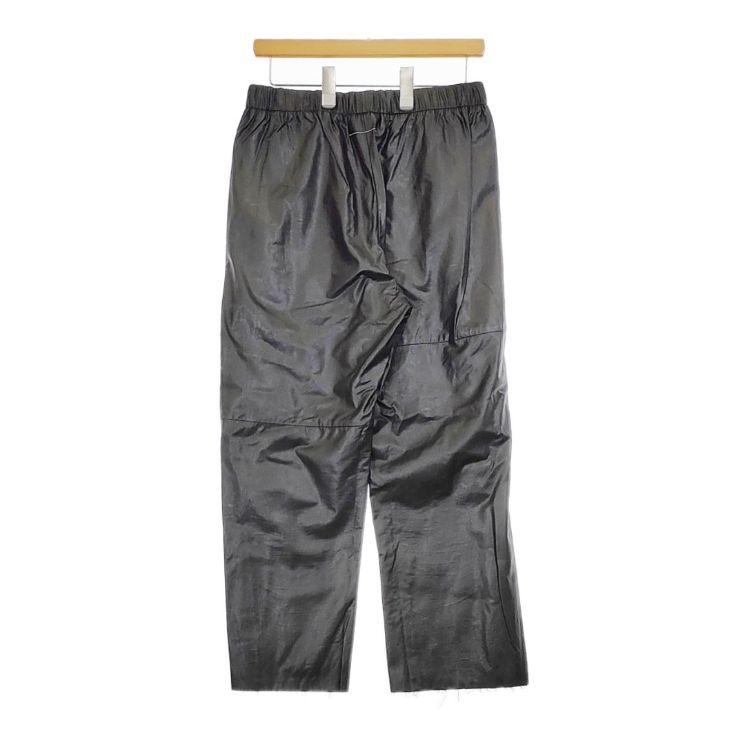 MM6 MaisonMargielaフェイクレザーパンツ サイズ38 転ばす MM6 MaisonMargielaフェイクレザーパンツ サイズ38 転ばす