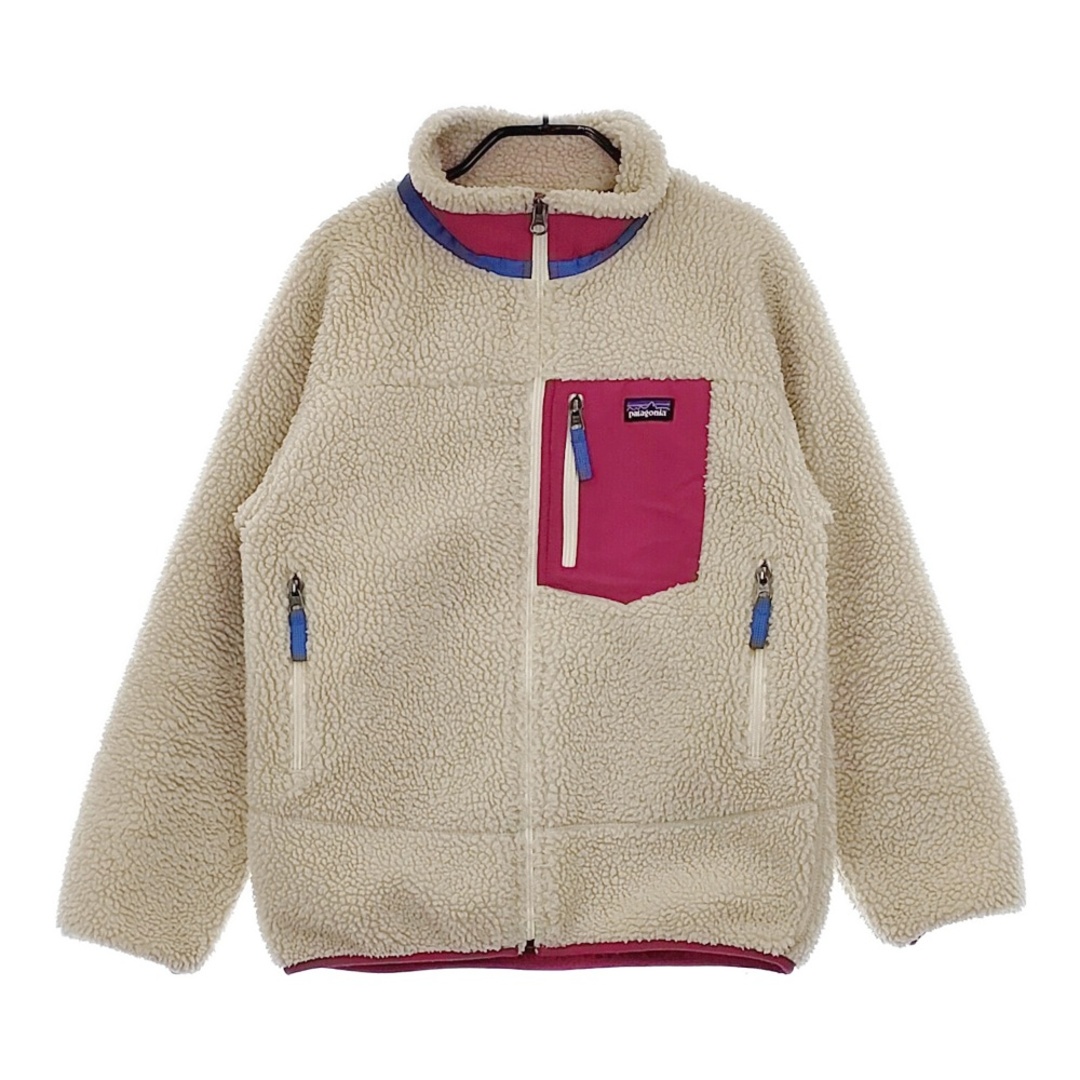 patagonia - patagonia ガールズレトロX GIRLS RETRO-X JACKET Lサイズ キッズ 65621 ジャケット アイボリー ピンク レディース パタゴニア【中古】4-1204T△の通販 by ブランド古着の専門店gee,jee|パタゴニアならラクマ patagonia - patagonia ガールズレトロX GIRLS RETRO-X JACKET Lサイズ キッズ 65621 ジャケット アイボリー ピンク レディース パタゴニア【中古】4-1204T△の通販 by ブランド古着の専門店gee,jee|パタゴニアならラクマ