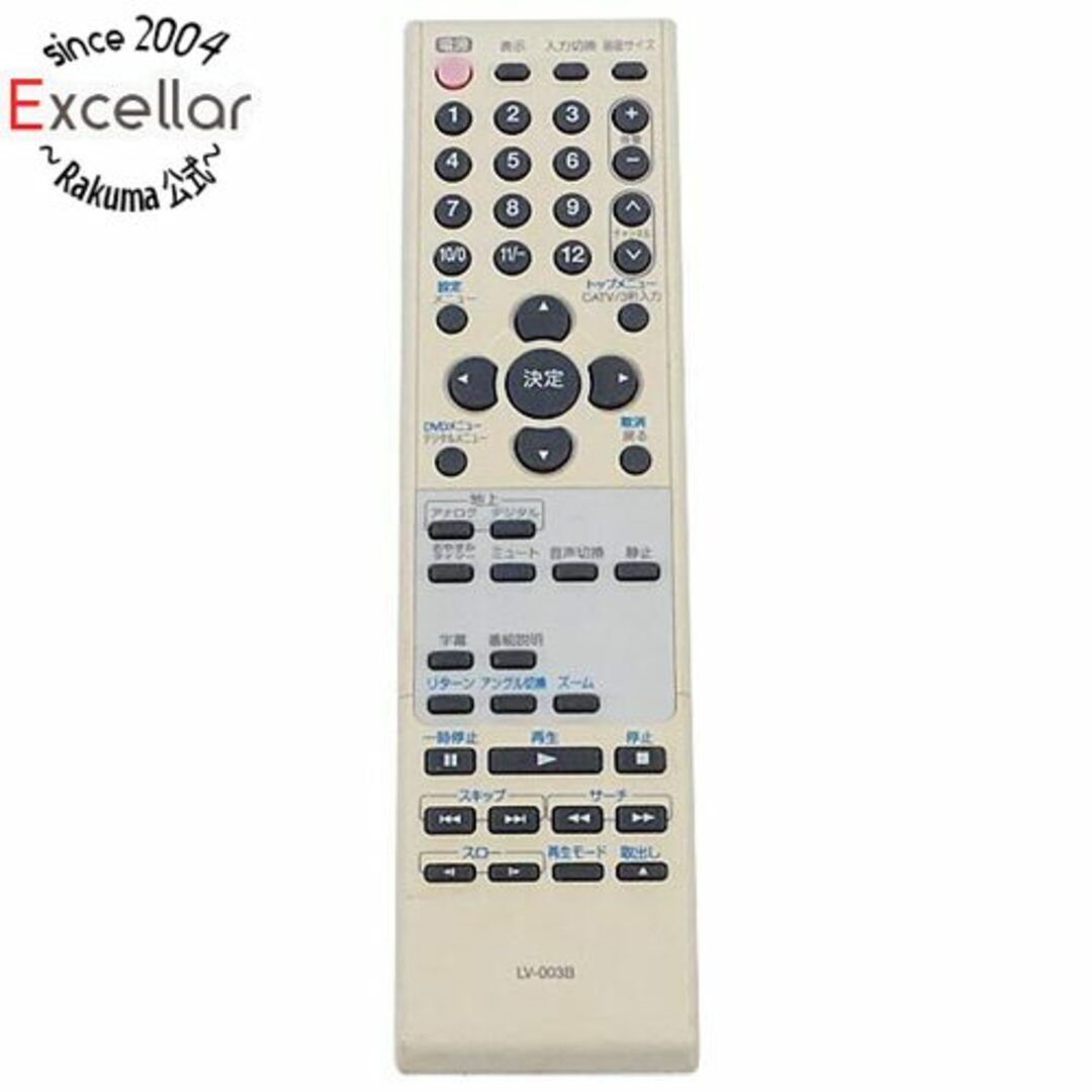 Orion(オリオン)のORION テレビ用リモコン LV-003B スマホ/家電/カメラのテレビ/映像機器(その他)の商品写真