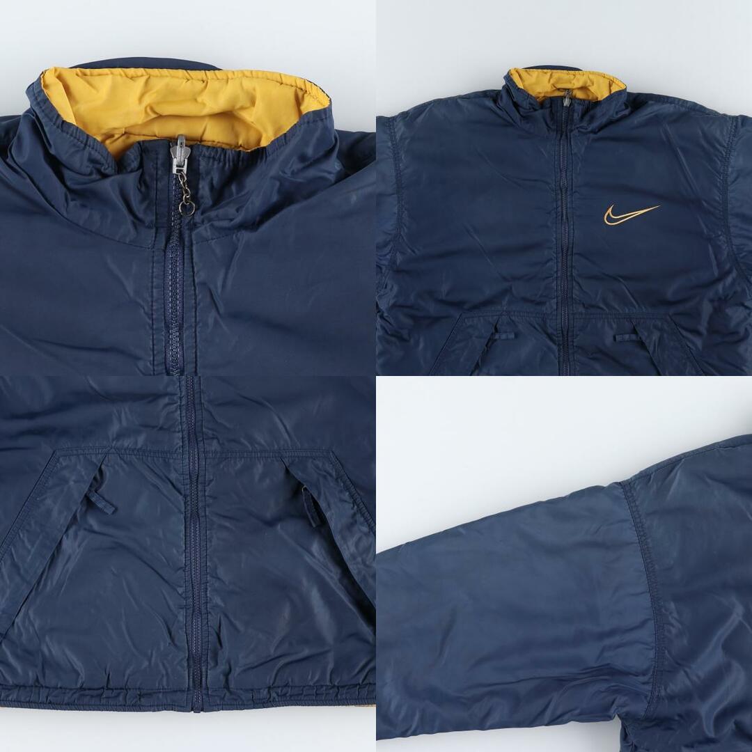 NIKE - 古着 90年代 ナイキ NIKE リバーシブル 中綿ジャケット NIKE - 古着 90年代 ナイキ NIKE リバーシブル 中綿ジャケット