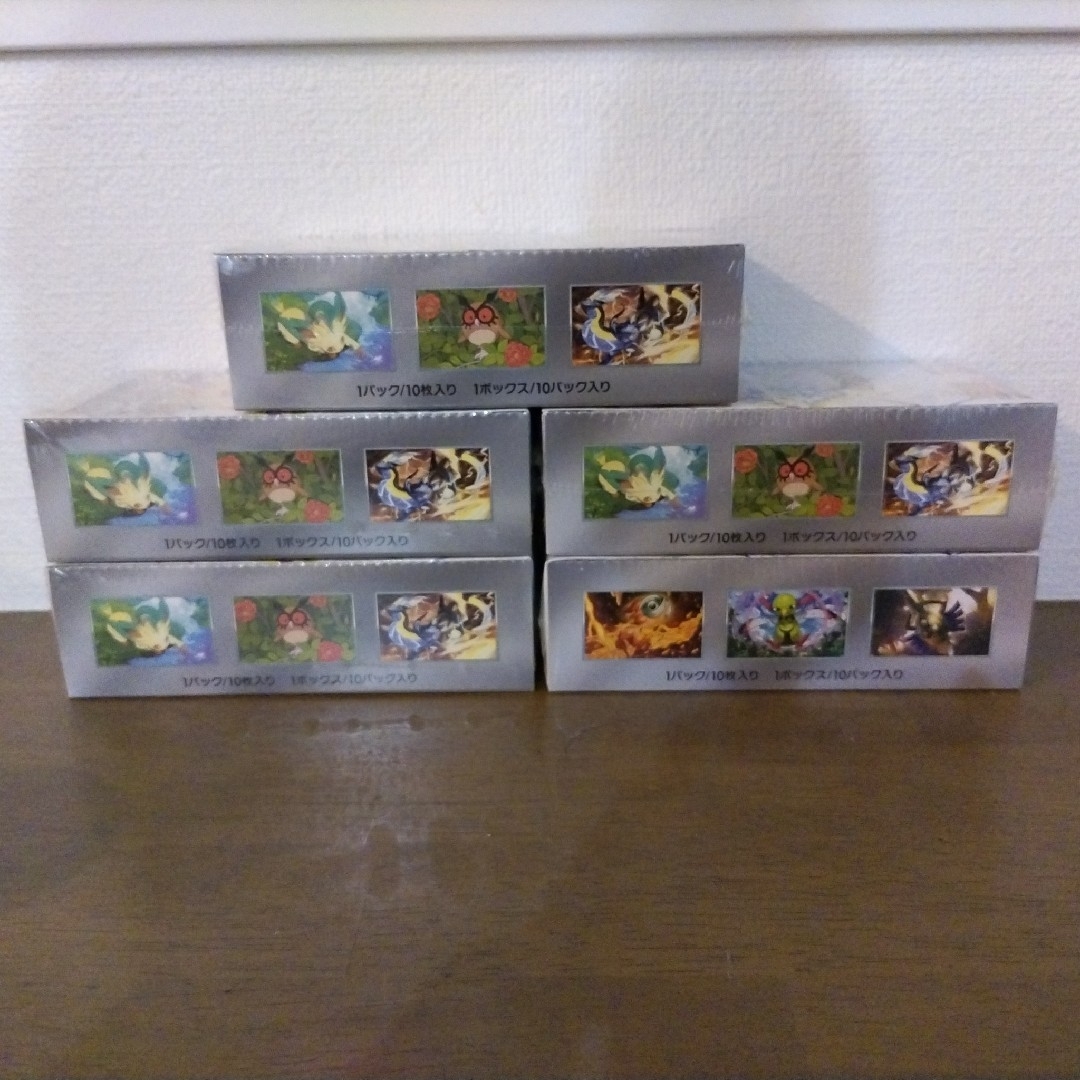 テラスタルフェス 5BOX シュリンク付き テラスタルフェス 5BOX シュリンク付き