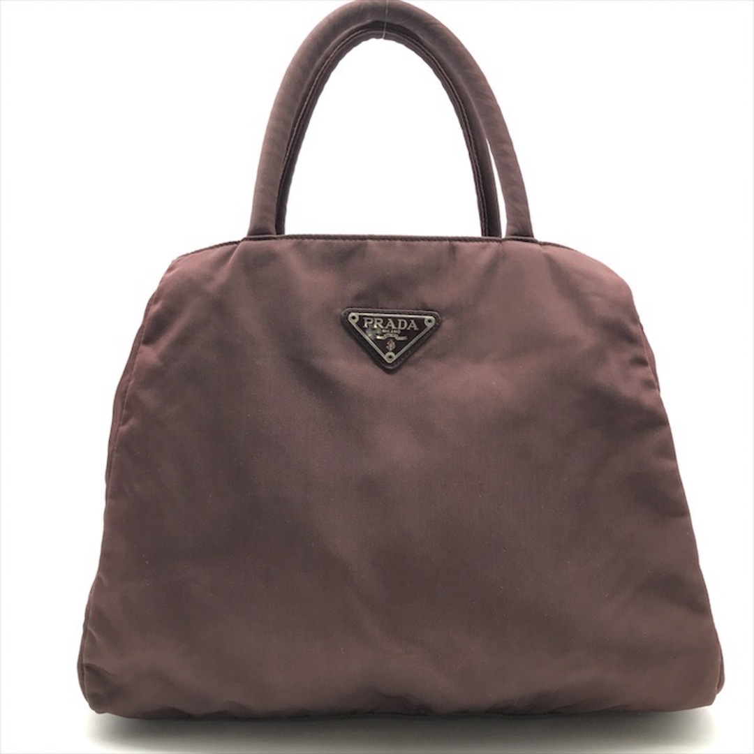 良品 PRADA プラダ 三角ロゴ プレート ナイロン テスート ハンド 良品 PRADA プラダ 三角ロゴ プレート ナイロン テスート ハンド