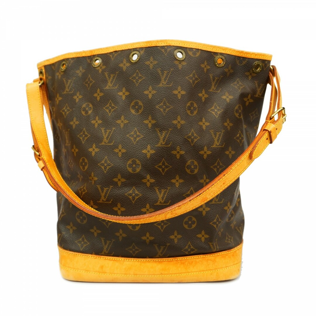 LOUIS VUITTON - 【4ub2519】ルイヴィトン ショルダーバッグ モノグラム ノエ M42224 ブラウン【中古】レディース